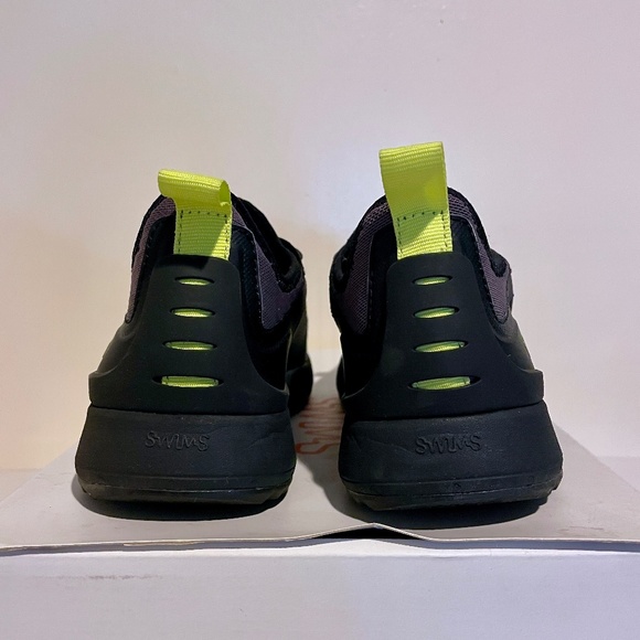 Swims Black & Neon Yellow Ocean Runner Men's Lightweight Sneakers in Size 7 - Picture 6 of 13
